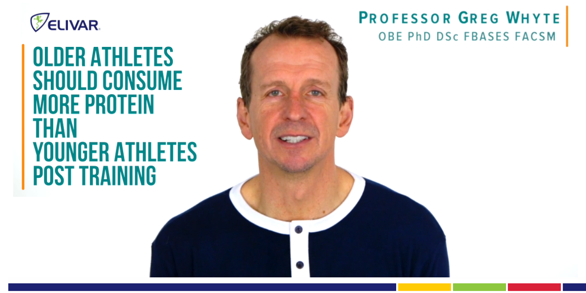 How The Over 35s Should Use Protein For Recovery - Professor Greg Whyte